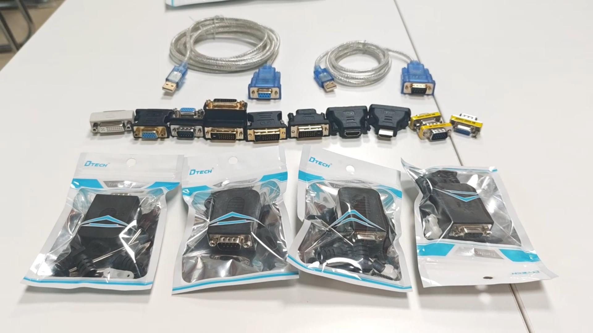 Amazon.com: DTECH DB9 Breakout Connector Male RS232 Connector Kit